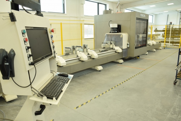 New machining centre in Amberline's aluminium hall 1